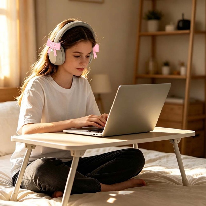 【HOT A88T】 2PCS Bow Shape Head - Headphones recension och pris