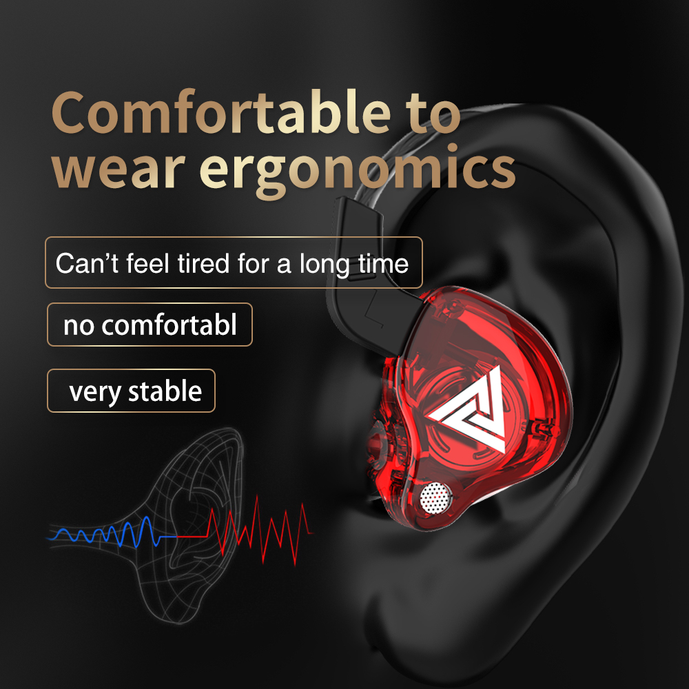 Original QKZ AK6 Copper Driver - In Ear Monitors For Singers recension och pris