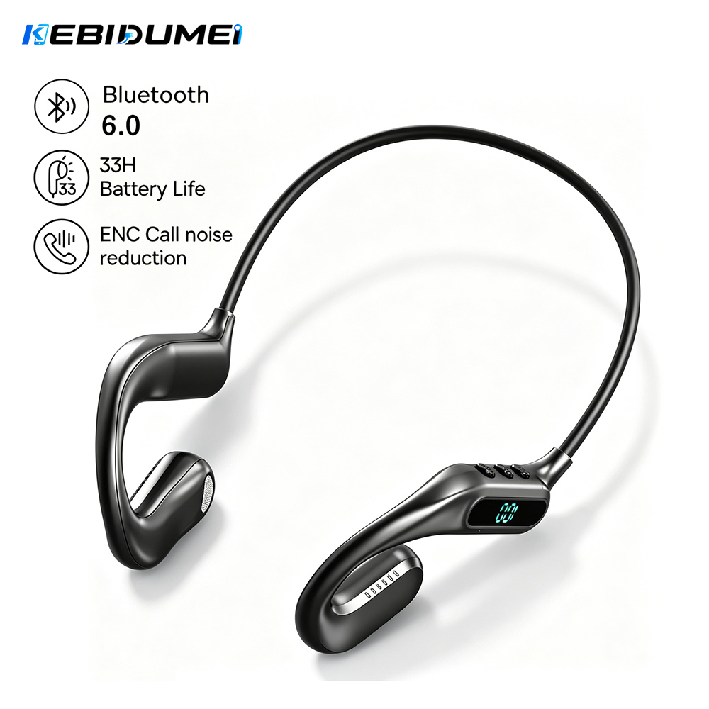 KEBIDUMEI Open Ear Bluetooth 6 - Bone Conduction Running Headphones recension och pris