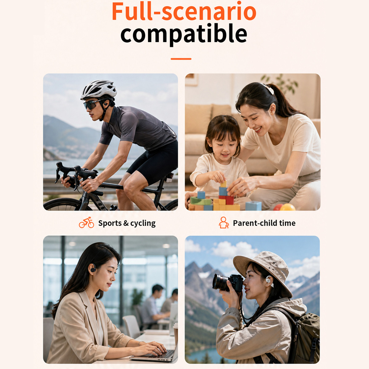 New Smart Camera Earphone Bone - Bone Conduction Running Headphones recension och pris