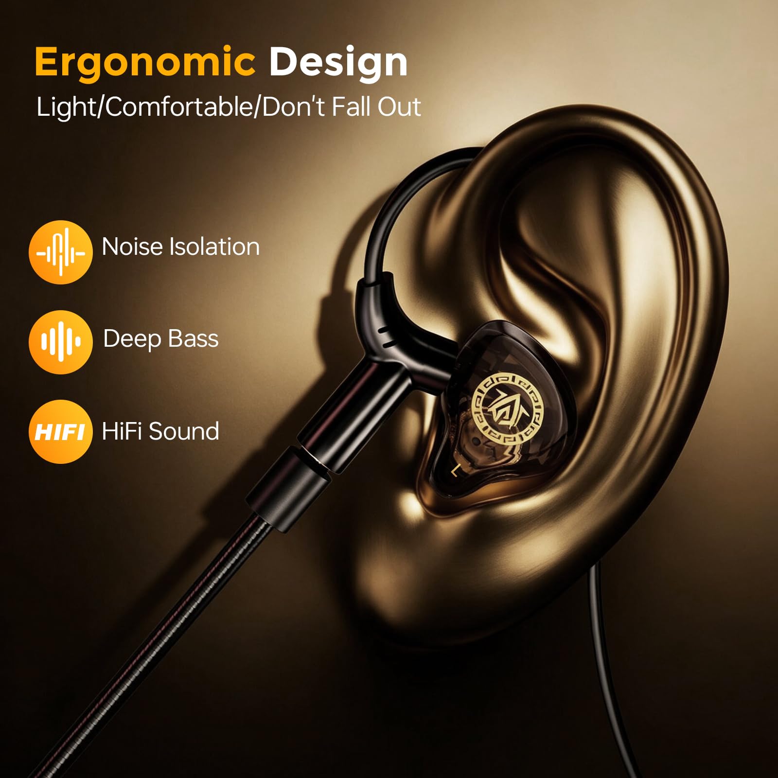 3.5mm / Type-C Wired Gaming Ea - Type C Wired Earphones With Mic recension och pris