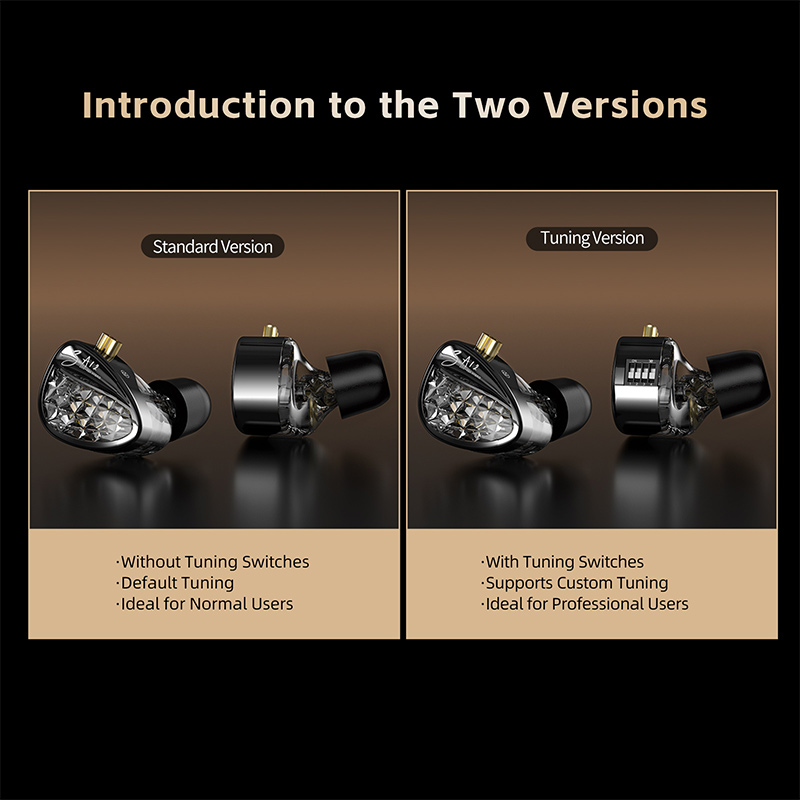 KZ ZA12 2DD+4BA Hybrid IEM Hea - Planar Magnetic Iem Earphones recension och pris