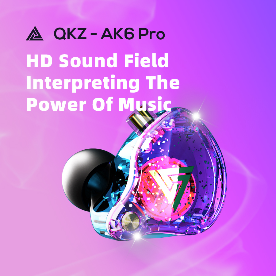QKZ Original AK6 Pro EDX Pro I - In Ear Monitors For Singers recension och pris